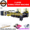 Factory cutting air bubble wrap film making machine